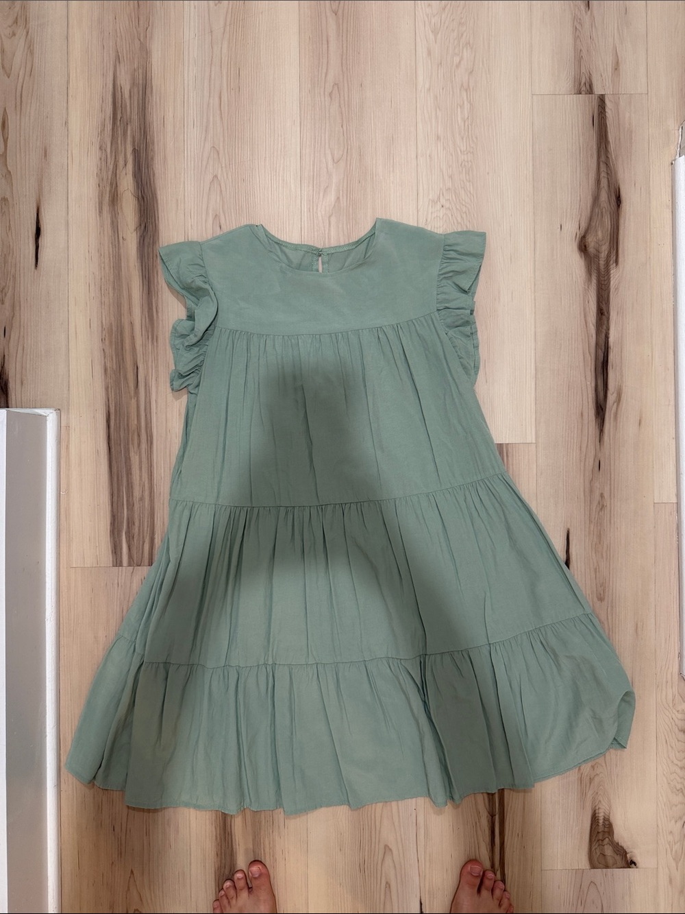 Green Tiered Dress
